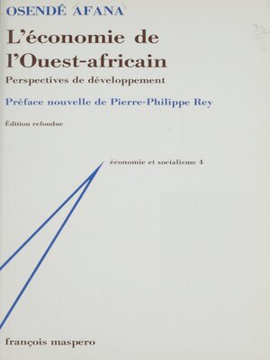 cover image of L'Économie de l'Ouest africain